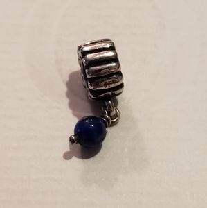 Authentic Pandora Spacer with Blue Ball charm